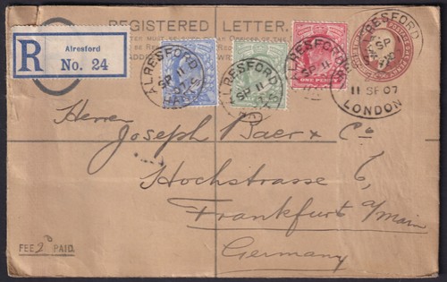 1907 kevii registered 7d - 1907,