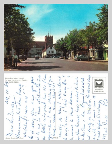 Vintage postcard broad - -,