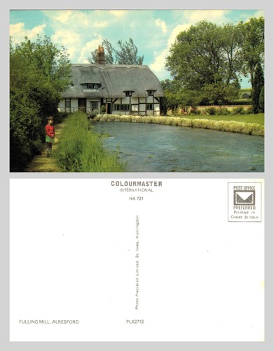 Vintage postcard fulling - vintage,