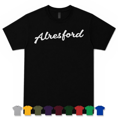 Alresford retro script shirt - alresford, t-shirt